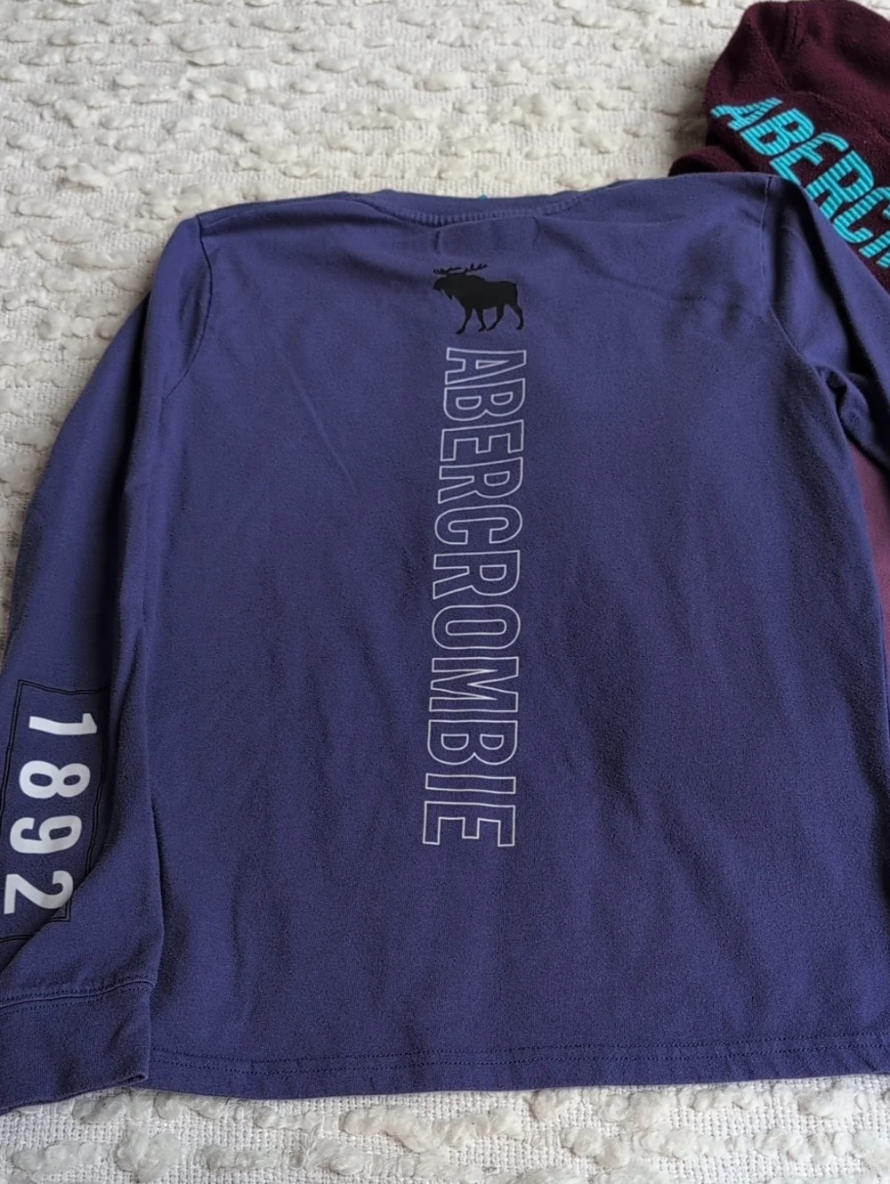 Abercrombie Kids 13/14 Large Kids Boys Tee Bundle Lot Long Sleeve Pullover